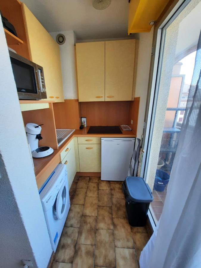 Appartement T2 Vue Mer Et Port,2 Balcons, Parking Prive Canet-en-Roussillon Ngoại thất bức ảnh