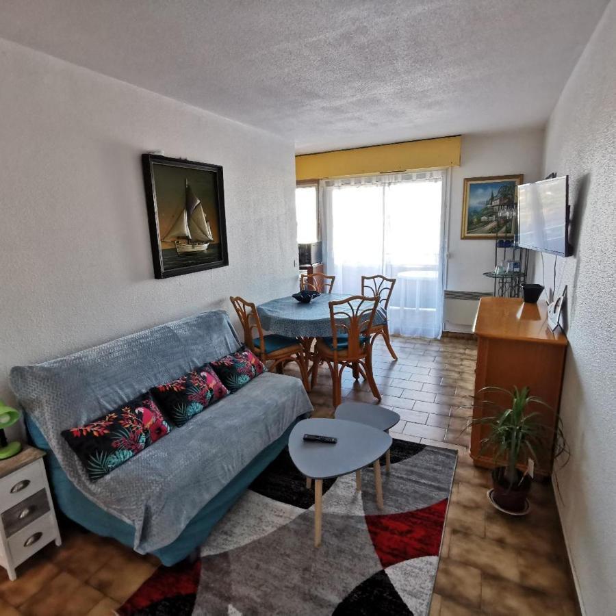 Appartement T2 Vue Mer Et Port,2 Balcons, Parking Prive Canet-en-Roussillon Ngoại thất bức ảnh