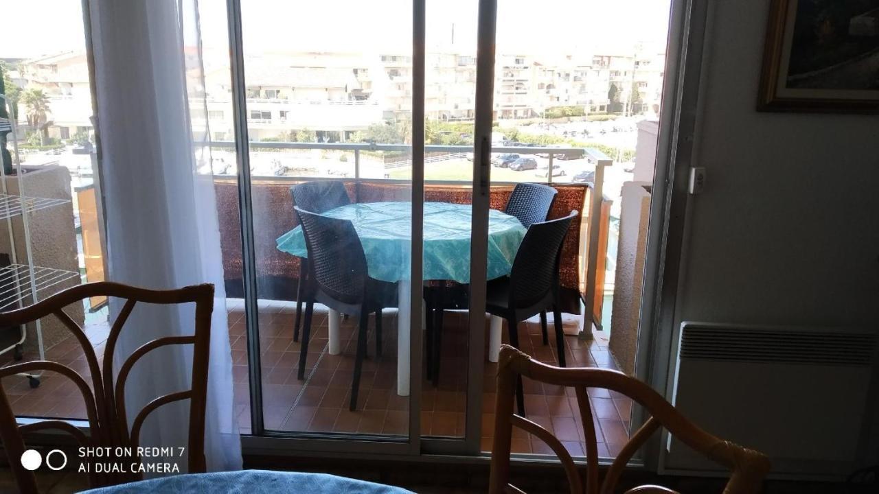 Appartement T2 Vue Mer Et Port,2 Balcons, Parking Prive Canet-en-Roussillon Ngoại thất bức ảnh