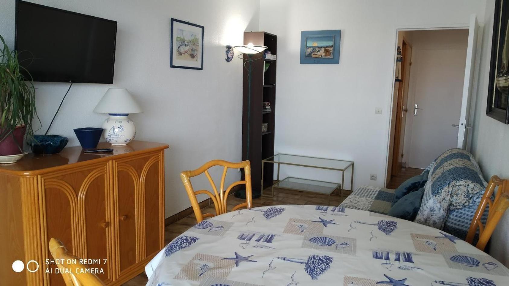 Appartement T2 Vue Mer Et Port,2 Balcons, Parking Prive Canet-en-Roussillon Ngoại thất bức ảnh